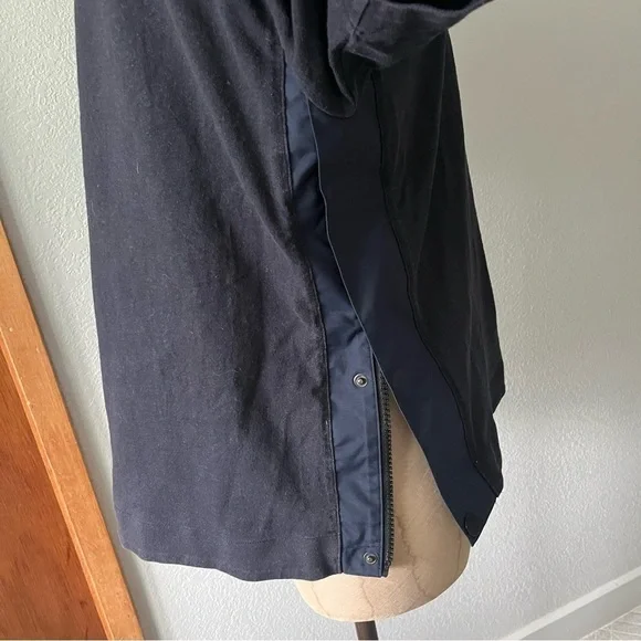 The NORTH FACE x SACAI sz S Navy Blue Short Sleeve Tshirt Size Zippers - Picture 13 of 15